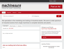 Tablet Screenshot of machinesure.com